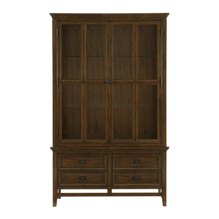 Frazier Park Buffet and Hutch in Dark Cherry 1649-50*
