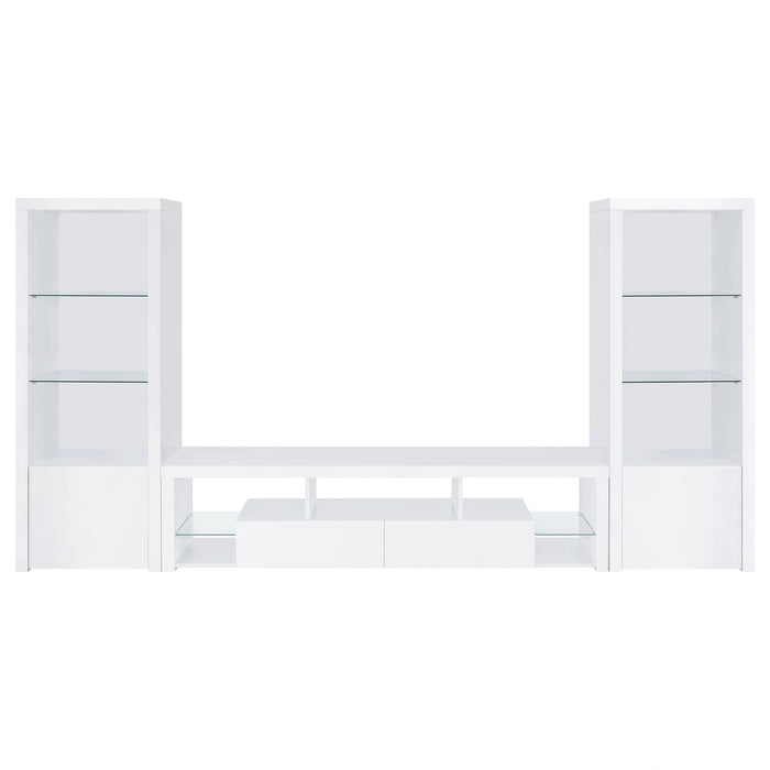 Jude Entertainment Center (TV Stand and 2 Media Tower)