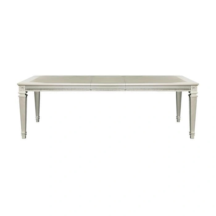 Bevelle Rectangular Dining Table in Silver 1958-96