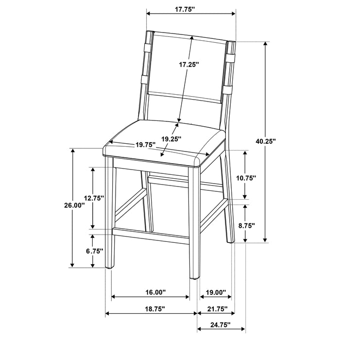Tegan Counter Height Chairs of 2