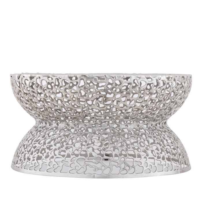 T3704-35 COFFEE TABLE SILVER