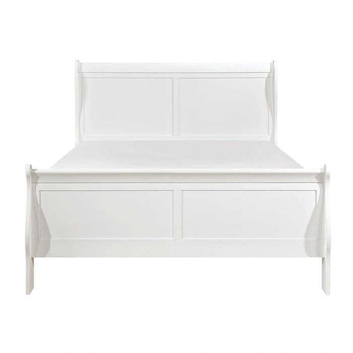 Mayville Full Sleigh Bed in White