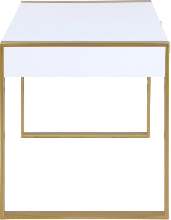 Victoria White / Gold Desk/Console