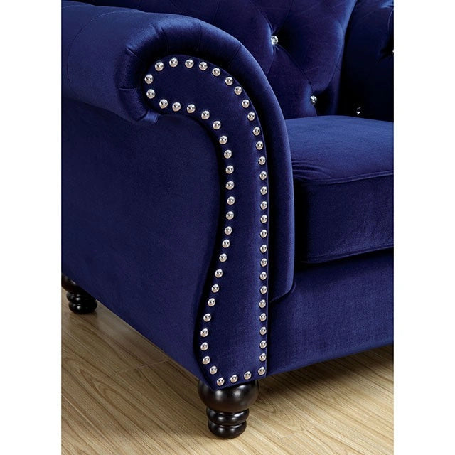 Jolanda Chair Blue & Grey