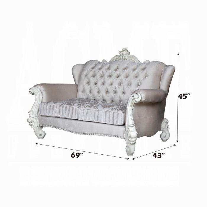 Versailles Loveseat With Pillows