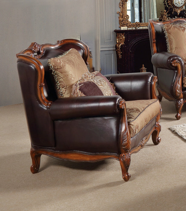 Anne Traditional Style Chair in Cherry finish Wood