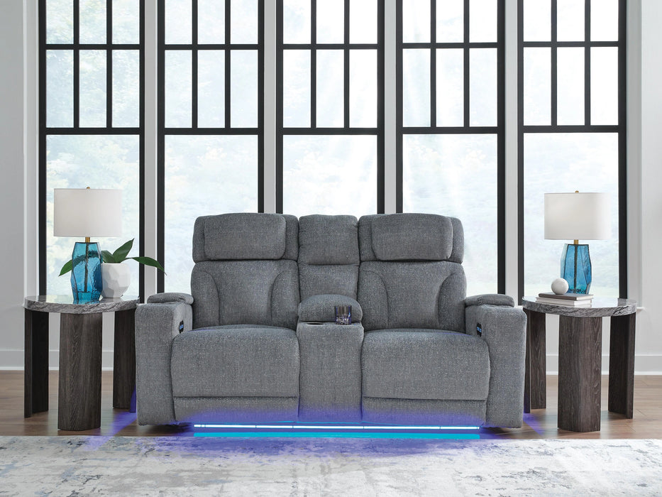Studio Cave Power Reclining Loveseat with Console