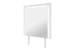 Naomi Silver Marble Mirror with LED