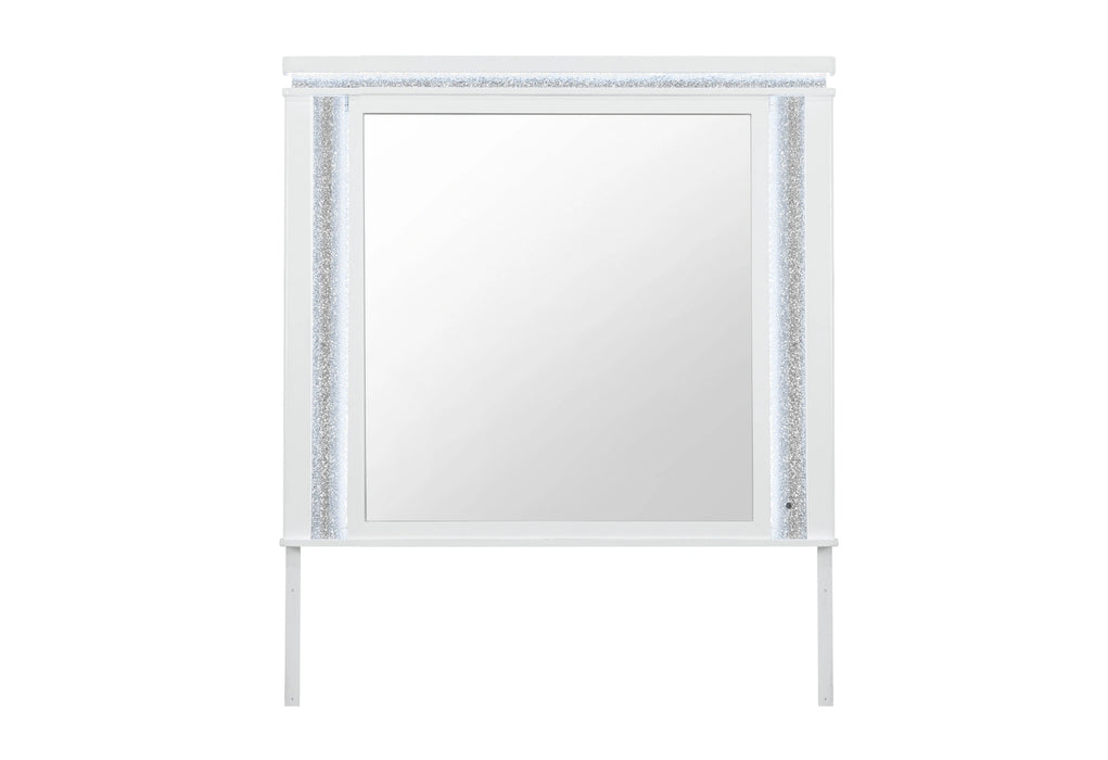 Alina White Mirror with LED