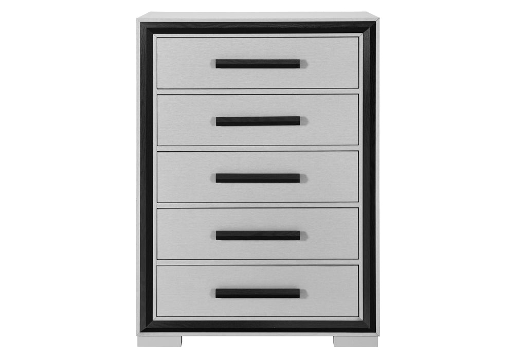 Amelia Grey Black Chest