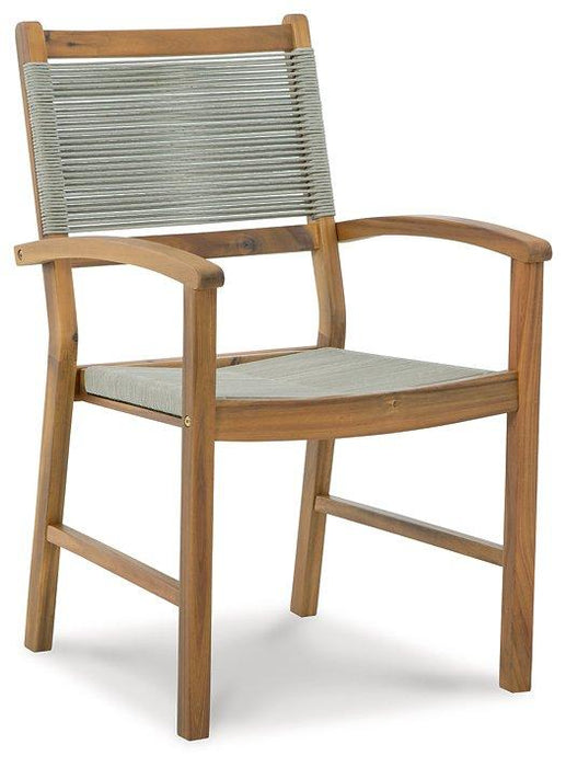 Janiyah Outdoor Dining Arm Chair (Set of 2)