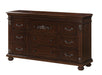 Destiny Traditional Style Dresser in Cherry finish Wood image