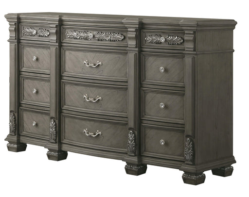 Silvy Transitional Style Dresser in Gray finish Wood image