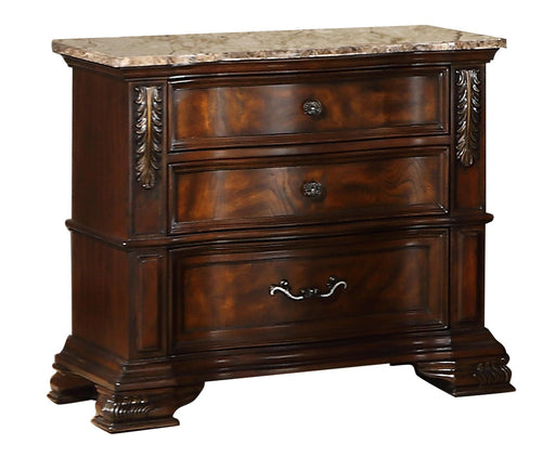 Santa Monica Traditional Style Nightstand in Cherry finish Wood image
