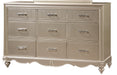 Faisal Transitional Style Dresser in Champagne finish Wood image