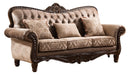 Giana Traditional Style Sofa in Cherry finish Wood image