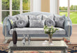 Venus Transitional Style Sofa in Silver finish Wood image