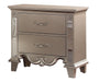 Sonia Contemporary Style Nightstand in Beige finish Wood image