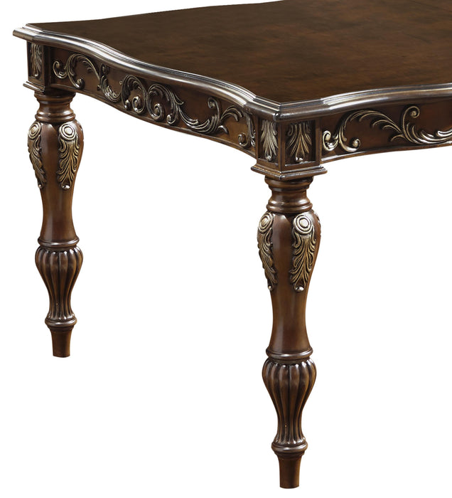 Rosanna Traditional Style Dining Table in Cherry finish Wood