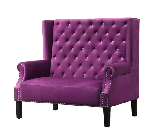 Lexi Transitional Style Purple Accent Chair image
