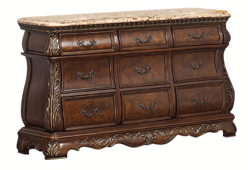 Cleopatra Traditional Style Dresser in Cherry finish Wood image