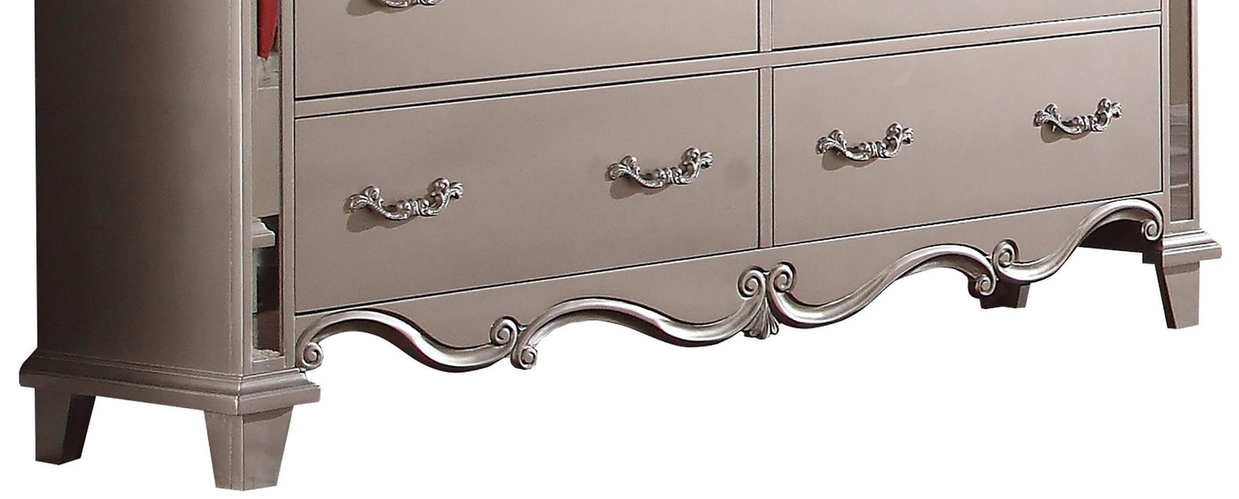 Sonia Contemporary Style Dresser in Beige finish Wood