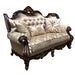 Jade Traditional Style Loveseat in Cherry finish Wood image