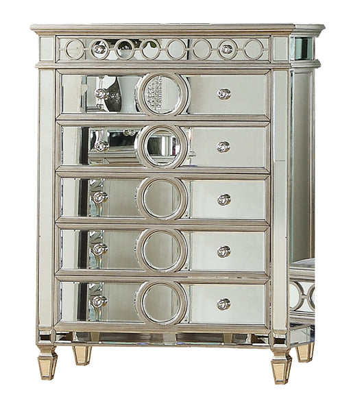 Brooklyn Contemporary Style Chest in Silver finish Wood image