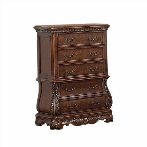 Cleopatra Traditional Style Chest in Cherry finish Wood image