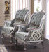 Zara Transitional Style Chair in Silver finish Wood image