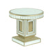 Harlow Modern Style Glass End Table with Gold fiinish image