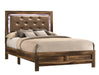 Yasmine Brown Modern Style King Bed in Espresso finish Wood image