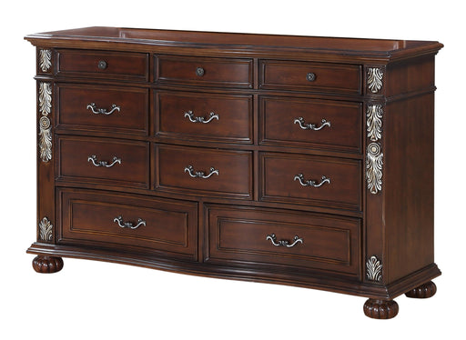 Rosanna Traditional Style Dresser in Cherry finish Wood image