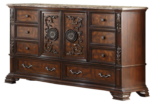 Santa Monica Traditional Style Dresser in Cherry finish Wood image