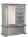 Pamela Traditional Style Chest in Silver finish Wood image