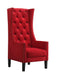 Hollywood Transitional Style Red Accent Chair image