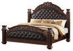 Aspen Traditional Style Queen Bed in Cherry finish Wood image