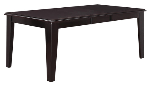 Era Transitional Style Dining Table in Espresso finish Wood image