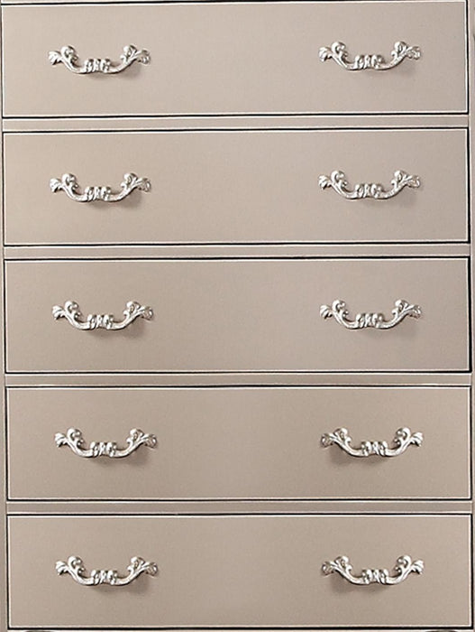 Sonia Contemporary Style Chest in Beige finish Wood