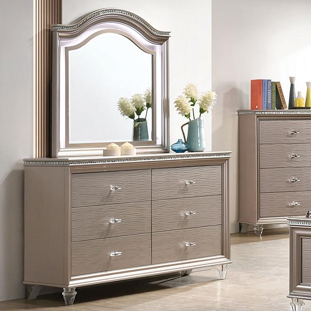 ALLIE Dresser Beige & Rose Gold ALLIE Dresser Beige & Rose Gold