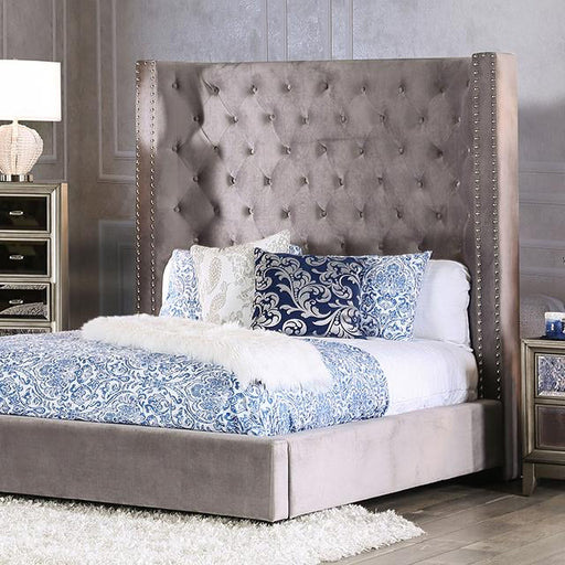 ROSABELLE Cal.King Bed, Gray image
