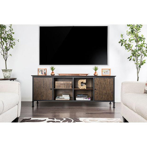 Broadland Medium Weathered Oak 72" TV Stand image