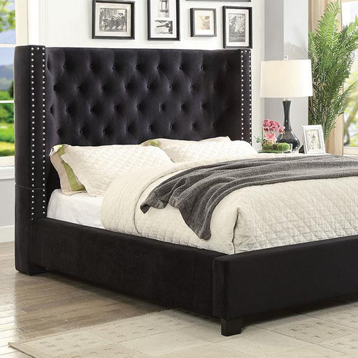 CARLEY Cal.King Bed, Black image