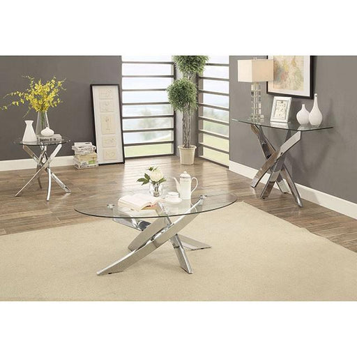 LAILA Chrome Sofa Table image