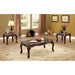 Lechester Dark Oak/Brown 3 Pc. Coffee Table Set image