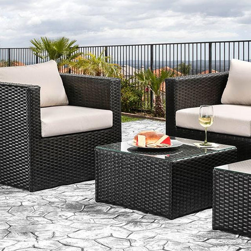 OLINA Beige/Espresso 5 Pc. Patio Set image