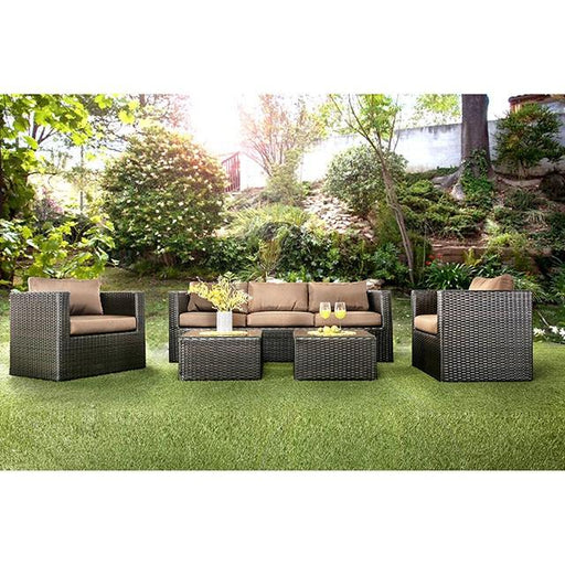 OLINA Brown/Espresso 5 Pc. Patio Set image