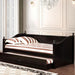 WALCOTT Black Daybed w/ Twin Trundle, Black image