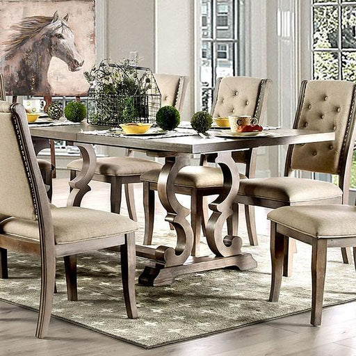 Patience Rustic Natural Tone Dining Table image