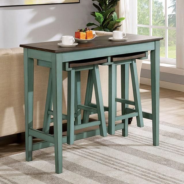 Elinor Bar Table Set Gray